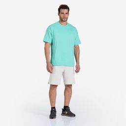 Men's Cotton Crew Neck T-Shirt 520 - Seafom Blue-picture-26