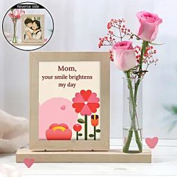 Personalised Photo Frame With Roses For Mom-image-94