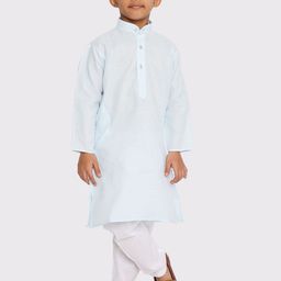 Maharaja Boys Band Collar Regular Kurta with Pyjamas-24