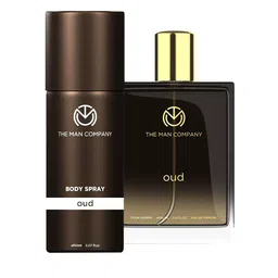 THE MAN COMPANY Set of Oud Long Lasting Eau De Parfum - 100 ml & Body Spray - 150 ml-17
