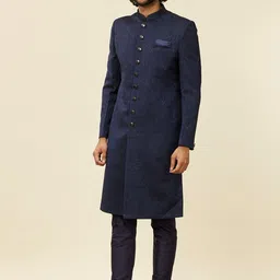 Manyavar Brocade Embroidered Sherwani Set-image-14