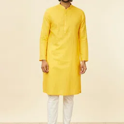 Manyavar Men Embroidered Regular Kurta with Pyjamas-picture-19