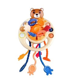 Kidology Infants Silicone Pull String Teething Toy-43