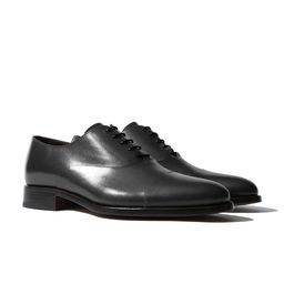 Rapawalk Grey Handcrafted Standard Width Leather Oxfords-image-68