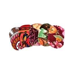 Supreme Home Collective Brown & Pink 5 Pcs Printed Anti-Skid Doormats-17