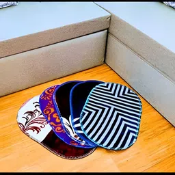 Supreme Home Collective Brown & Blue 5 Pcs Printed Anti-Skid Doormats-35