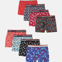 Lux Cozi Boys Pack of 8 Assorted Printed Trunks-image-88