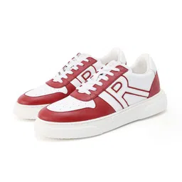 RARE RABBIT Men Cygnus Pro Colourblocked Leather Sneakers-image-55