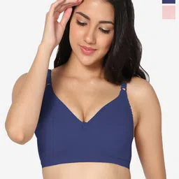 In Care Pack Of 2 Full Coverage Pure Cotton Bra With All Day Comfort-image-91