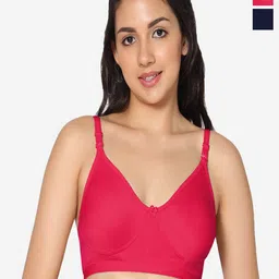 In Care Pack Of 2 Full Coverage Pure Cotton Bra With All Day Comfort-21