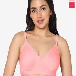 In Care Pack Of 2 Full Coverage Pure Cotton Bra With All Day Comfort-image-97