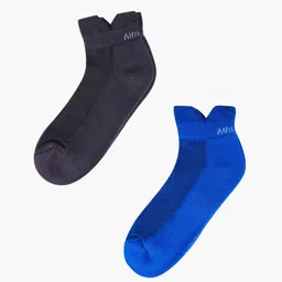 AIR GARB Pack Of 2 Anti Bacterial & Breathable Ankle-Length Sneaker Socks-image-96