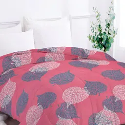 bsb home Blue & Pink Heavy Winter 210 GSM Double Bed Comforter-image-25