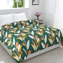 GYT Green Ethnic Motifs Microfiber Mild Winter Double Bed Comforter-image-32