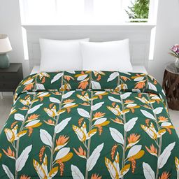 GYT Green Ethnic Motifs Microfiber Mild Winter Single Bed Comforter-image-33