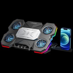 Croma Gaming Cooling Pad For Laptops (Electrothermal Cooling Technology, Black)-28