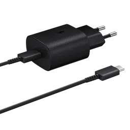 SAMSUNG TA800 25W Type C Fast Charger (Adapter Only, Safe Charging Support, Black)-1