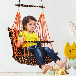 Cotton baby Swing Chair for Kids Baby Children 1-6 Years with Safety Belt Swings-12
