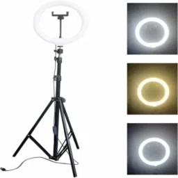 airtech Metal Tripod Stand Ring light for Mobile Phone Mini Portable adjustable holder Tripod Kit-26