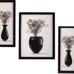 FLORAL WITHOUT GLASS Digital Reprint 13 inch x 10 inch Painting-1