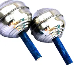 Maracas Steel Jhunjhuna Set of 2 Musical Instrument Kartal Instrument-9