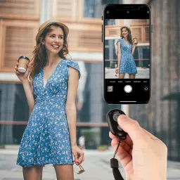 AMH Bluetooth Wireless Remote for iPhone & Android Phones Button ForCamera Remote Control image 3