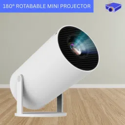 CLAIRBELL Mini HD Projector for Home 4KSupport With Built-in App Netflix/Prime/YouTubeB208 (4500 lm / 1 Speaker / Wireless / Remote Controller) Portable Projector-20