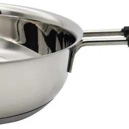 Heavy Gauge Fry Pan with Induction Base Bottom Fry Pan 16 cm diameter 0.9 L capacity-1