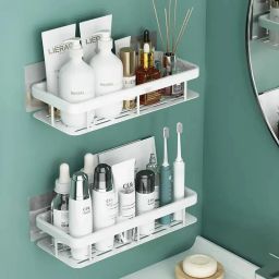 1 - Wall Mounted bathroom Shelf/Rack/Storage Organizer for bathroom Steel Wall Shelf-image-66