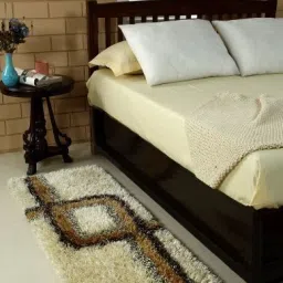 Beige Polyester Runner-5