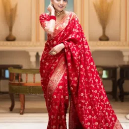 Woven Kanjivaram Pure Silk, Art Silk Saree-picture-19