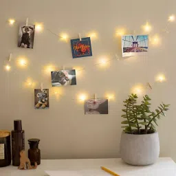 20 LEDs 2.01 m Gold Flickering String Rice Lights-picture-1