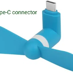 JANGI Type-C Personal USB Mini Fan 97X for Android Cell Phones USB mini Fan Type-C portable mini fan 97X usb OTG adaptor gadget for all mobiles USB Fan-0