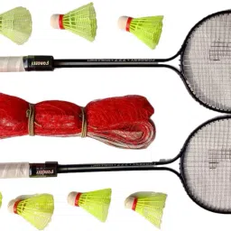 BADMINTON Black Strung Badminton Racquet-image-51