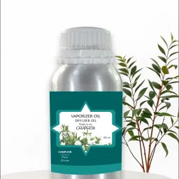 Veena Camphor Long Lasting & Strong Aroma Oil Diffuser in a Aluminium Can 500 ml Room, Garden, bedding room, Office, Bar Diffuser-19