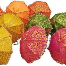 Set-4 Decorative Umbrella Indian Wedding, Diwali, Christmas, Mehndi & Haldi. Umbrella-image-11