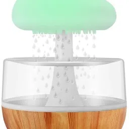 Cloud Rain Diffuser, Raindrop Humidifier, Mushroom Waterfall Lamp, Night Lamp Night Lamp-image-44