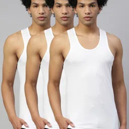 Pack of 2 Men Soft Cotton Icon Vest Men Vest-image-2