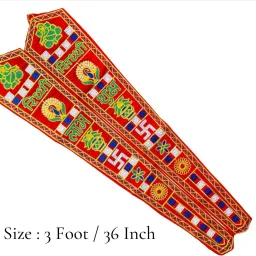 tornory Toran Bandarwal& Traditional Door Hanging for Home Decor Toran(Set of 3) Toran image 2