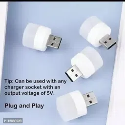 shreejee USB plug & Play Energy efficient LED light /Emergency light X4.51 (Pack of 4) LED Lantern image 2