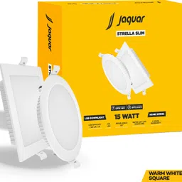 jaquar Strella Slim 15W Square Recess Down Light - Warm White (Pack of 1) Ceiling Light Ceiling Lamp-picture-22