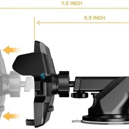 RPC99 Universal Rearview Mirror Phone Holder for Car Rotatable and Retractable Car Single Gimbal for Mobile image 4