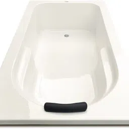 Alexander 6 Feet Freestanding Rectangular Acrylic Bathtub (with headrest) -Ivory Free-standing Bathtub-image-82