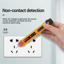 divinext Non-Contact AC Voltage Detector 12V-1000V Dual Range Electrical Tester Pen LCD D Digital Voltage Tester image 4