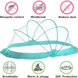 ramokdu HDPE - High Density Poly Ethylene Kids Baby Mosquito Net for home Mosquito Net image 3