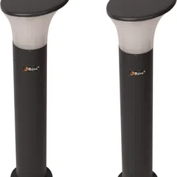 bene Eden Bollard Aluminum 59 cm (Milky ,Grey, Pack of 2) Gate Light Outdoor Lamp-picture-11