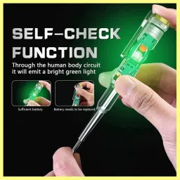 Electrical Tester Pen Voltage Sensitivity Compact Pen Dual Color LED Light Digital Voltage Tester-15