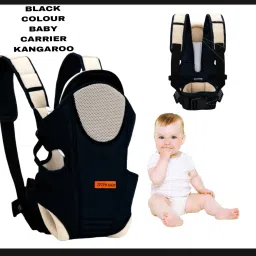 TPTPR-KIDS Adjustable Baby Carrier Bag ( BLACK GREY, Front carry facing out) Baby Carrier-image-12