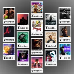 Juice Wrld Photocards | Mini Posters Kit (Set of 16) | Juice Wrld’s Lucid Dreams, Robbery, Lean Wit Me Songs Photocard Size (8 x 6 cm) Posters for Phone Accessories, Bedroom, Office, Living room (Juice Wrld) Photographic Paper-10