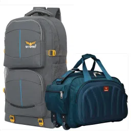 Rucksack Backpack With Duffel Bag Combo Pack of 2 For men and women,for travel Rucksack- 50 L-image-105